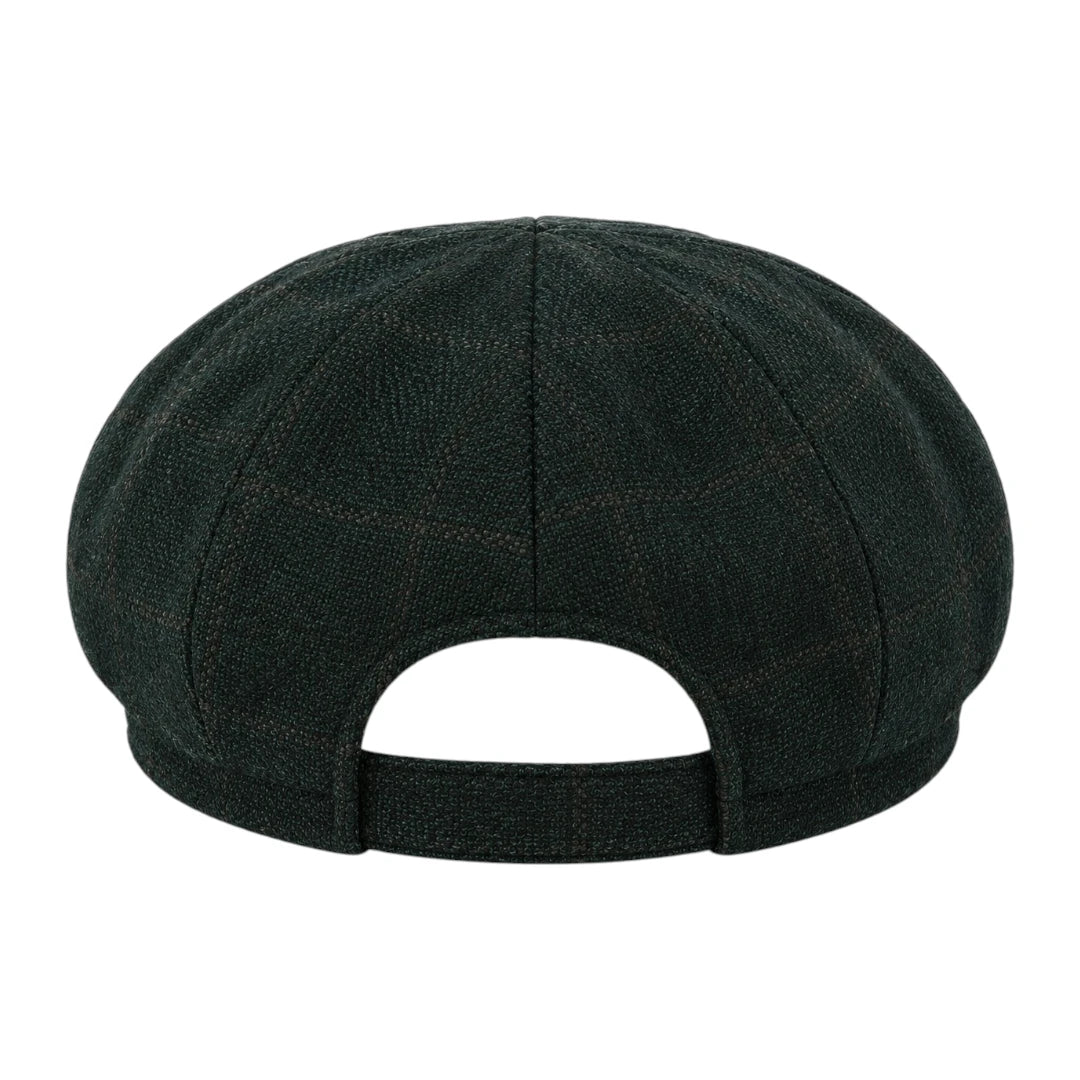 Capvora Black Midnight Heritage Baker Boy Cap