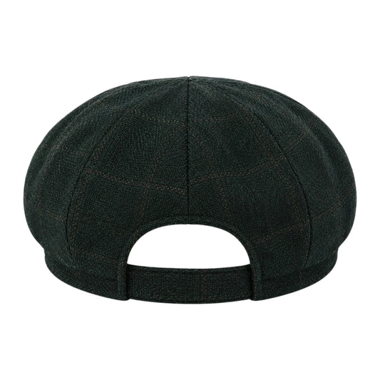 Capvora Black Midnight Heritage Baker Boy Cap